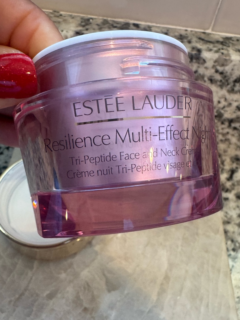 JAR ONLY - Estee Lauder Resilience Multi-Effect Light Pink Jar